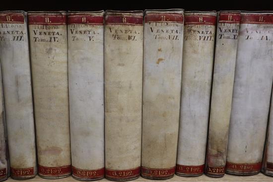 Venice: Bembo, Pietro; Paruta, Paolo and Sabellico - Degl Istorici Delle Cose Veneziane ..., qto, 10 vols in 11,